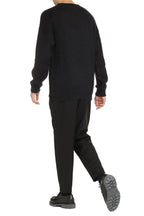 Long sleeve crew-neck sweater