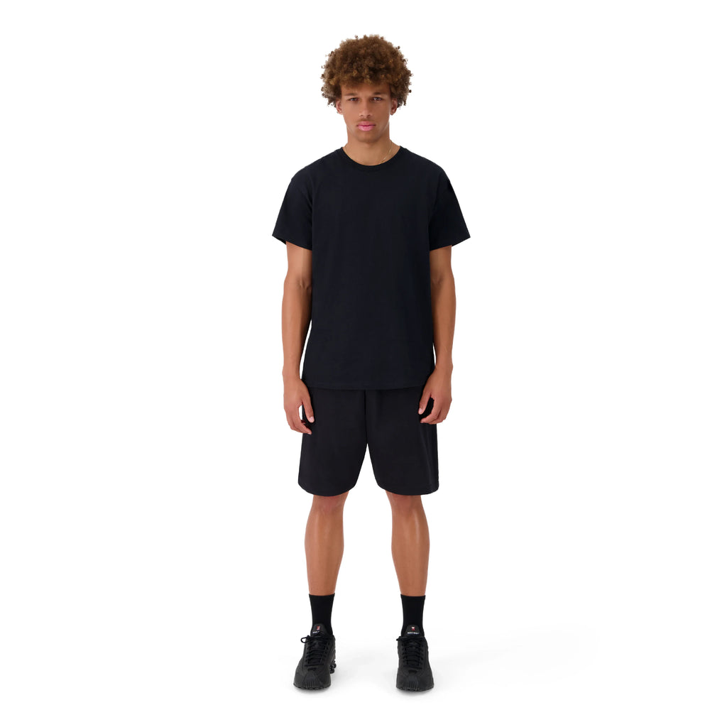 ENSEMBLE SHORT JOGGING NOIR + T-SHIRT