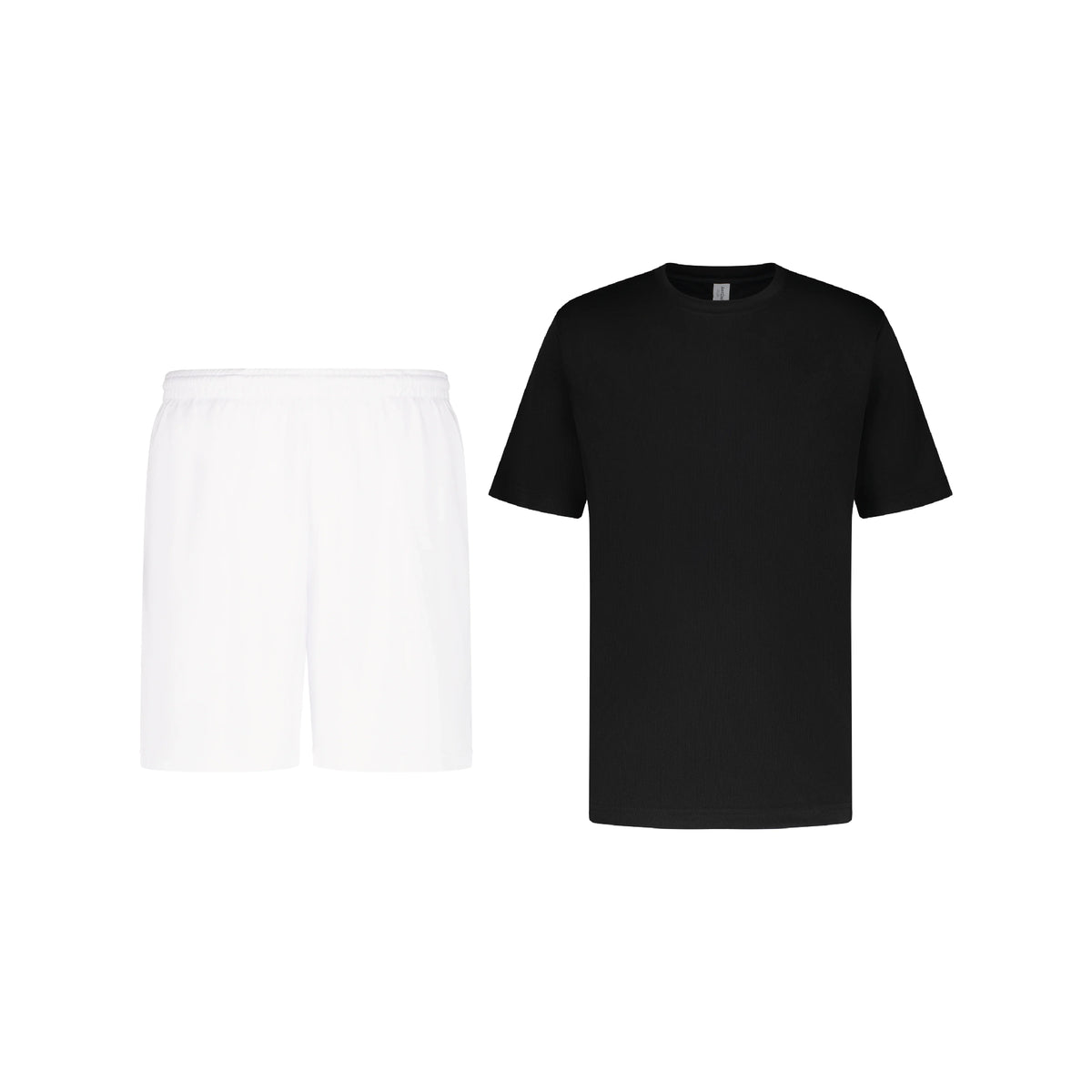 ENSEMBLE SHORT SPORT BLANC + T-SHIRT SPORT
