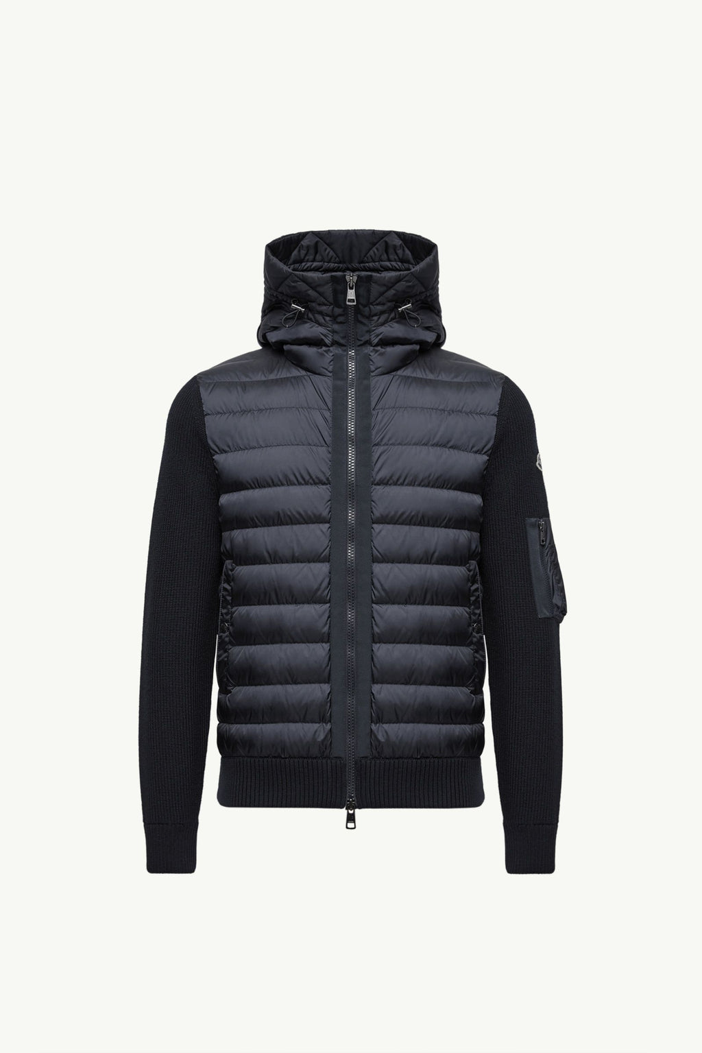 Cardigan zippé matelassé