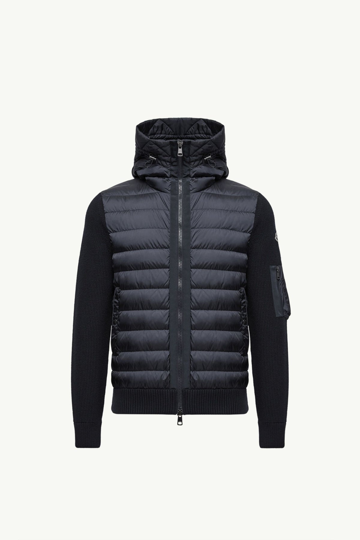 Cardigan zippé matelassé