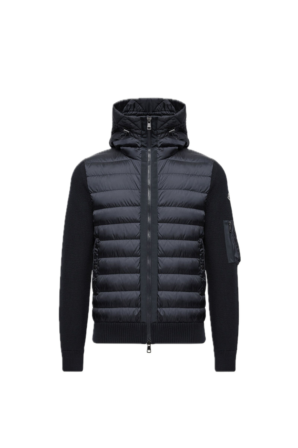 Cardigan zippé matelassé
